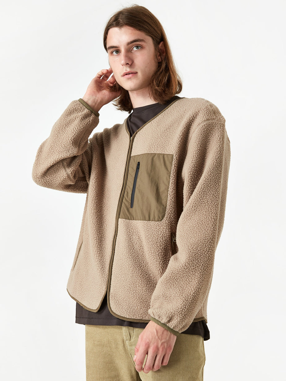 Satta Satta Mikah Fleece Jacket - Stone - Grey