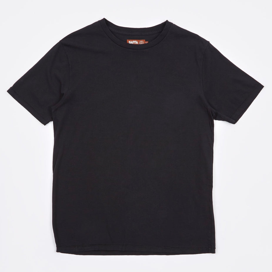 Satta Satta Basic Organic T-Shirt - Black - Black