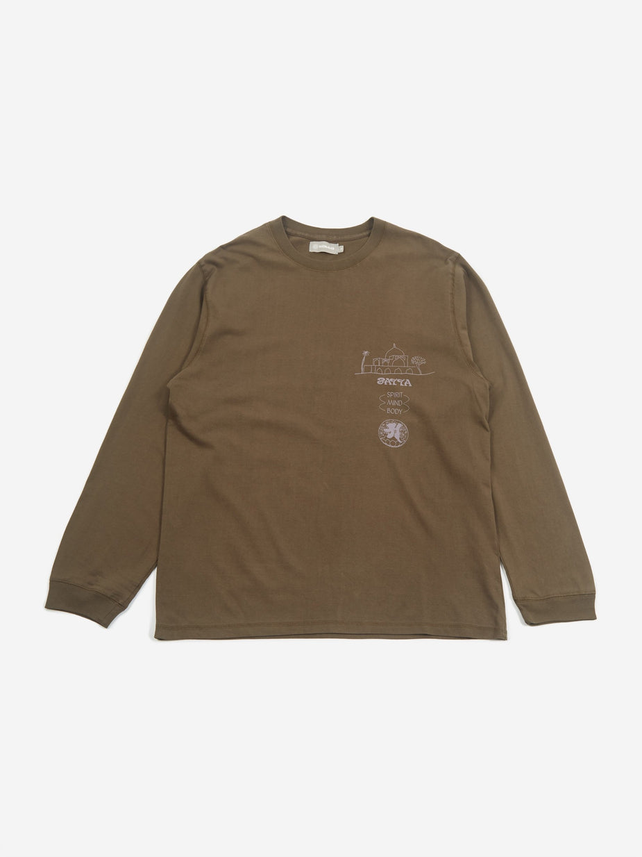 Satta Satta Yin Longsleeve T-Shirt - Charcoal - Grey