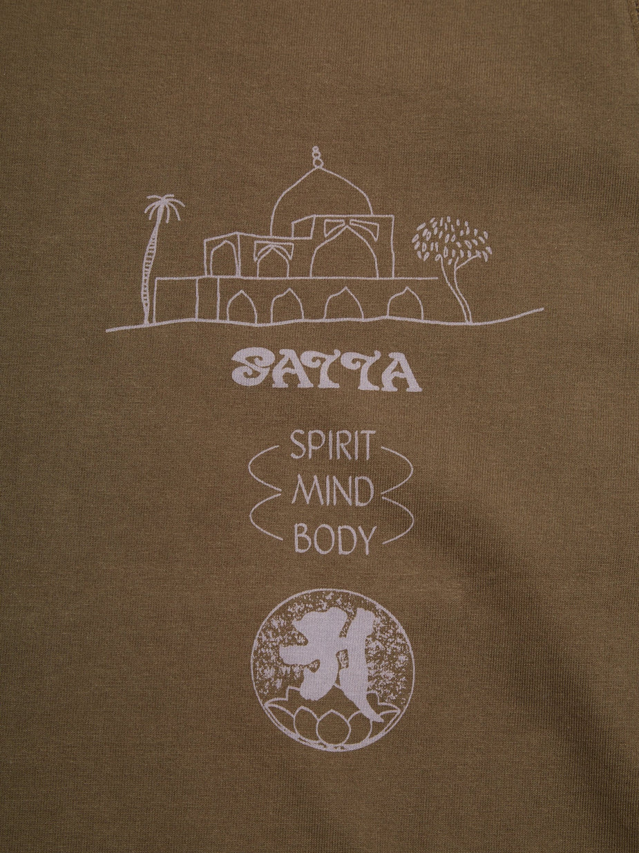 Satta Satta Yin Longsleeve T-Shirt - Charcoal - Grey