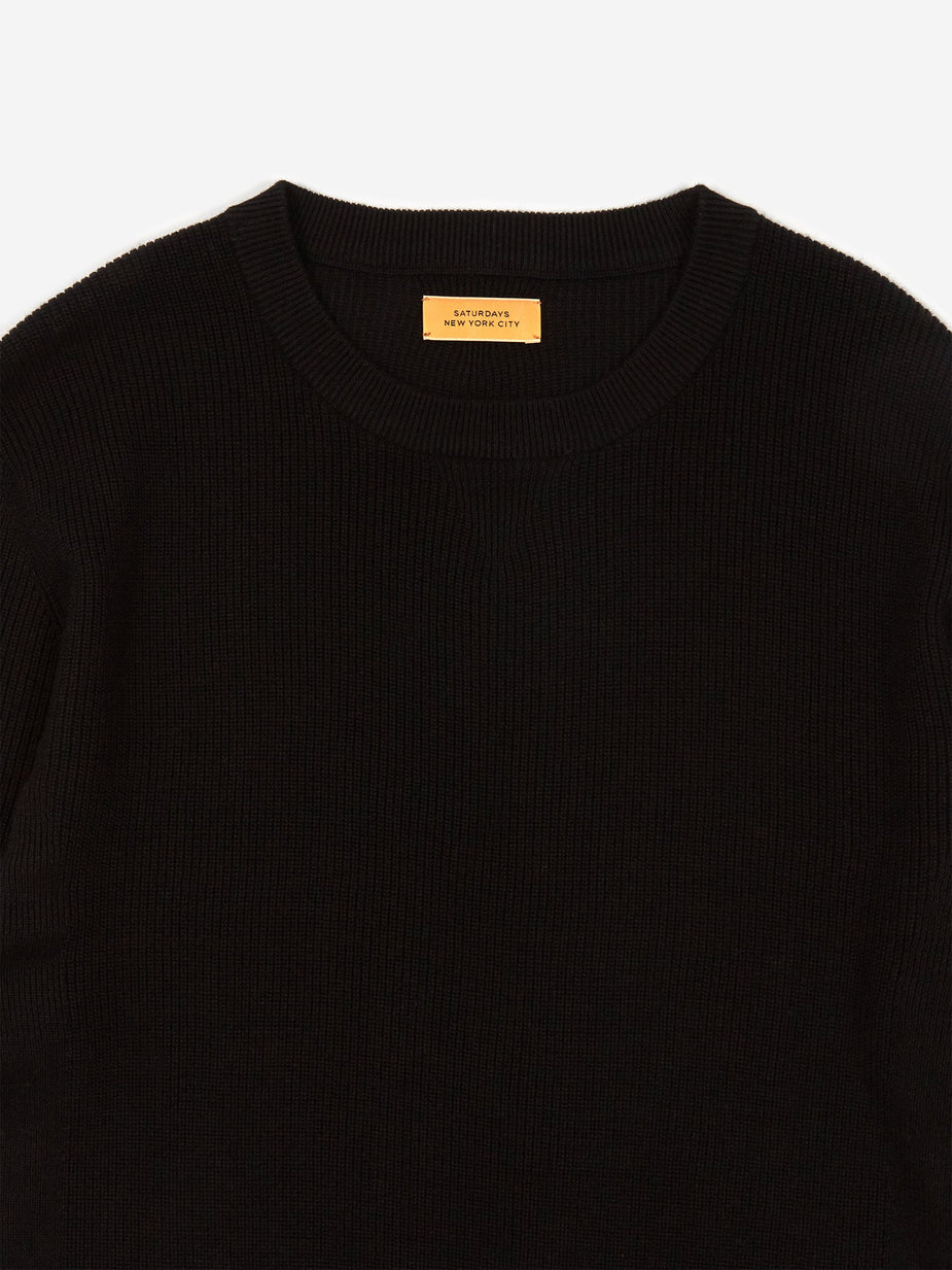 Saturdays NYC Saturdays NYC Everyday Classic Jumper - Black - Black
