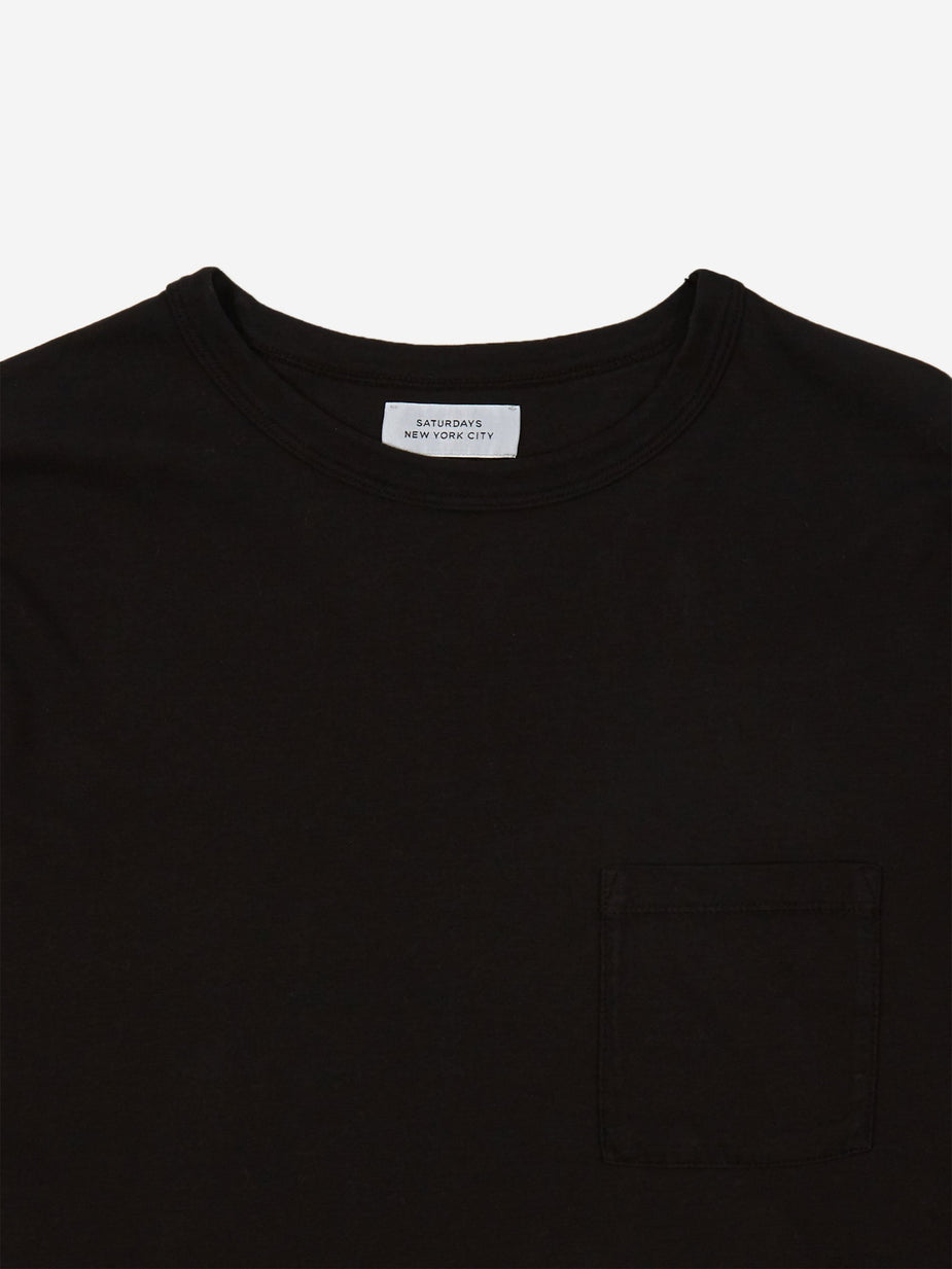 Saturdays NYC Saturdays NYC James Pima Longsleeve T-Shirt - Black - Black