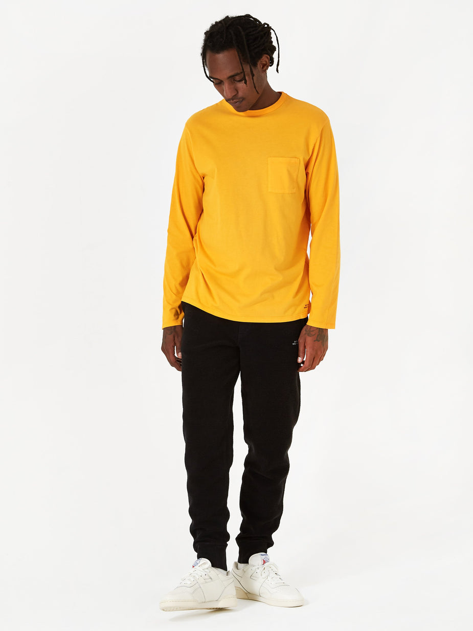 Saturdays NYC Saturdays NYC James Pima Longsleeve T-Shirt - Saffron - Other