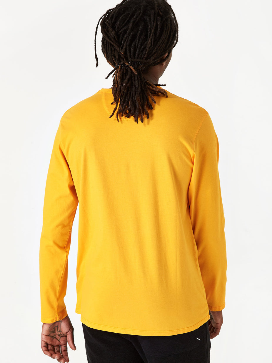 Saturdays NYC Saturdays NYC James Pima Longsleeve T-Shirt - Saffron - Other