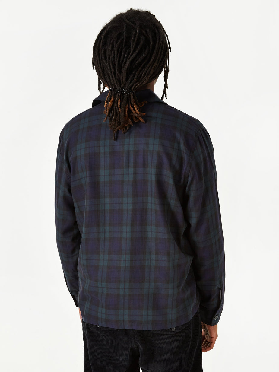 Saturdays NYC Saturdays NYC Joseph Plaid Longsleeve Shirt - Black Watch - Black