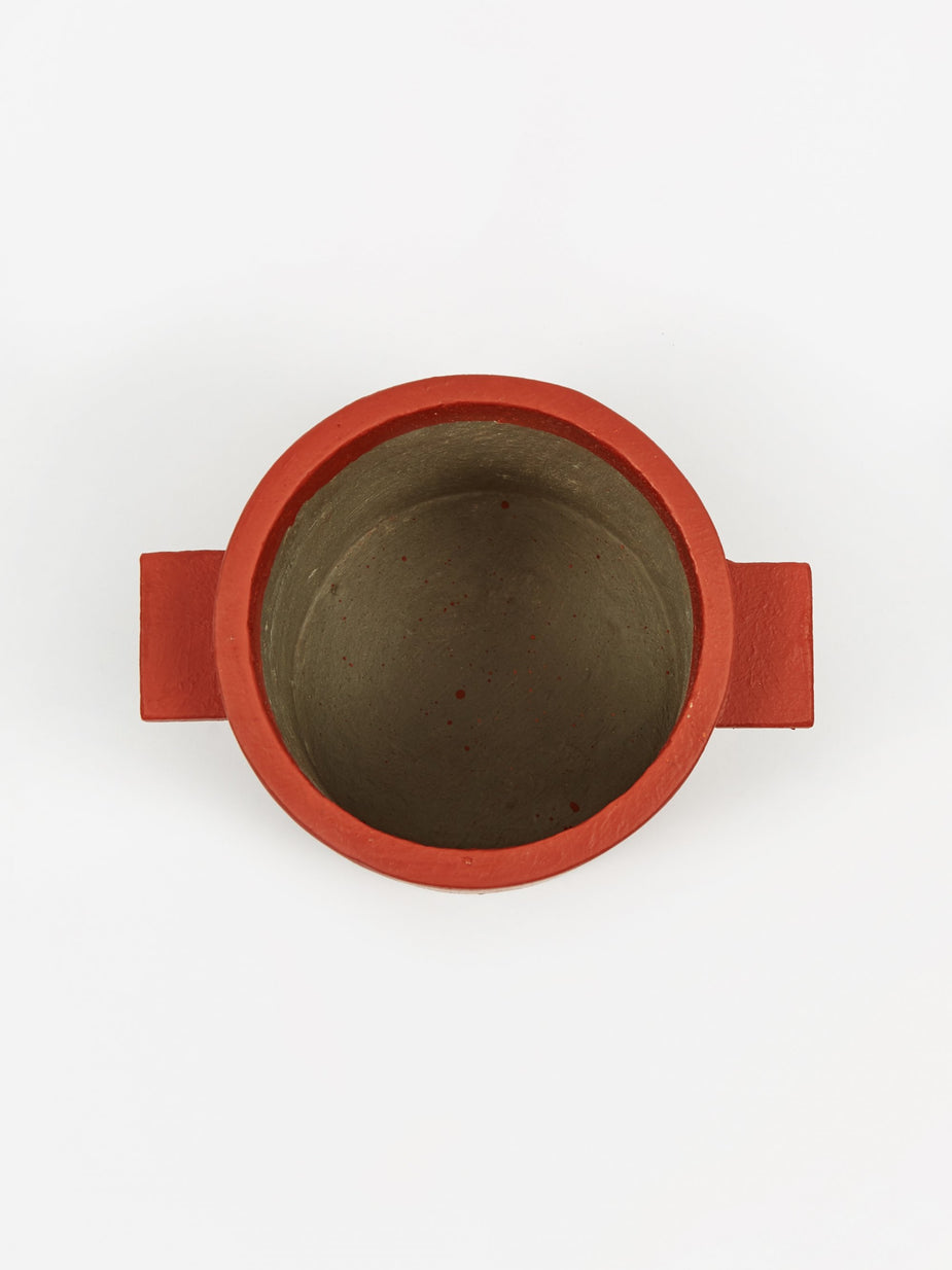 Serax Serax Round Concrete Pot Red/Brown - 15x15cm - Other