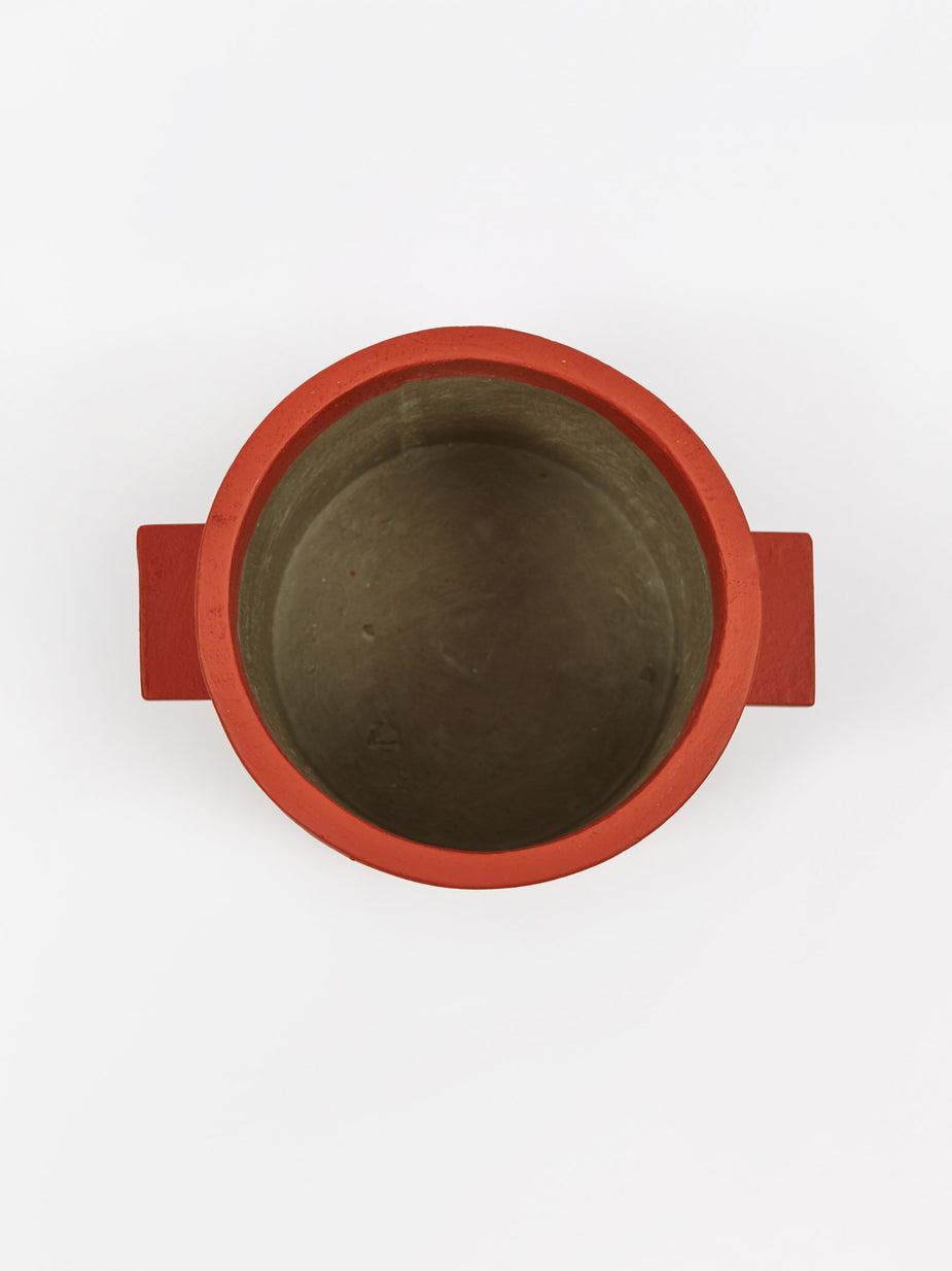 Serax Serax Round Concrete Pot Red/Brown - 20x20cm - Other