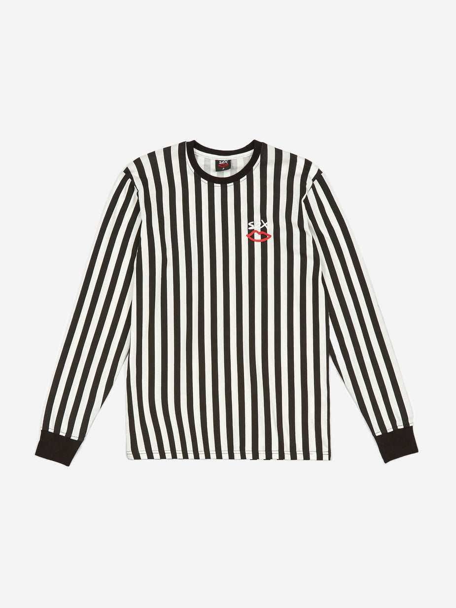 Sex Skateboards Sex Skateboards Summat Nice Striped Longsleeve T-Shirt - Anthracite - Other