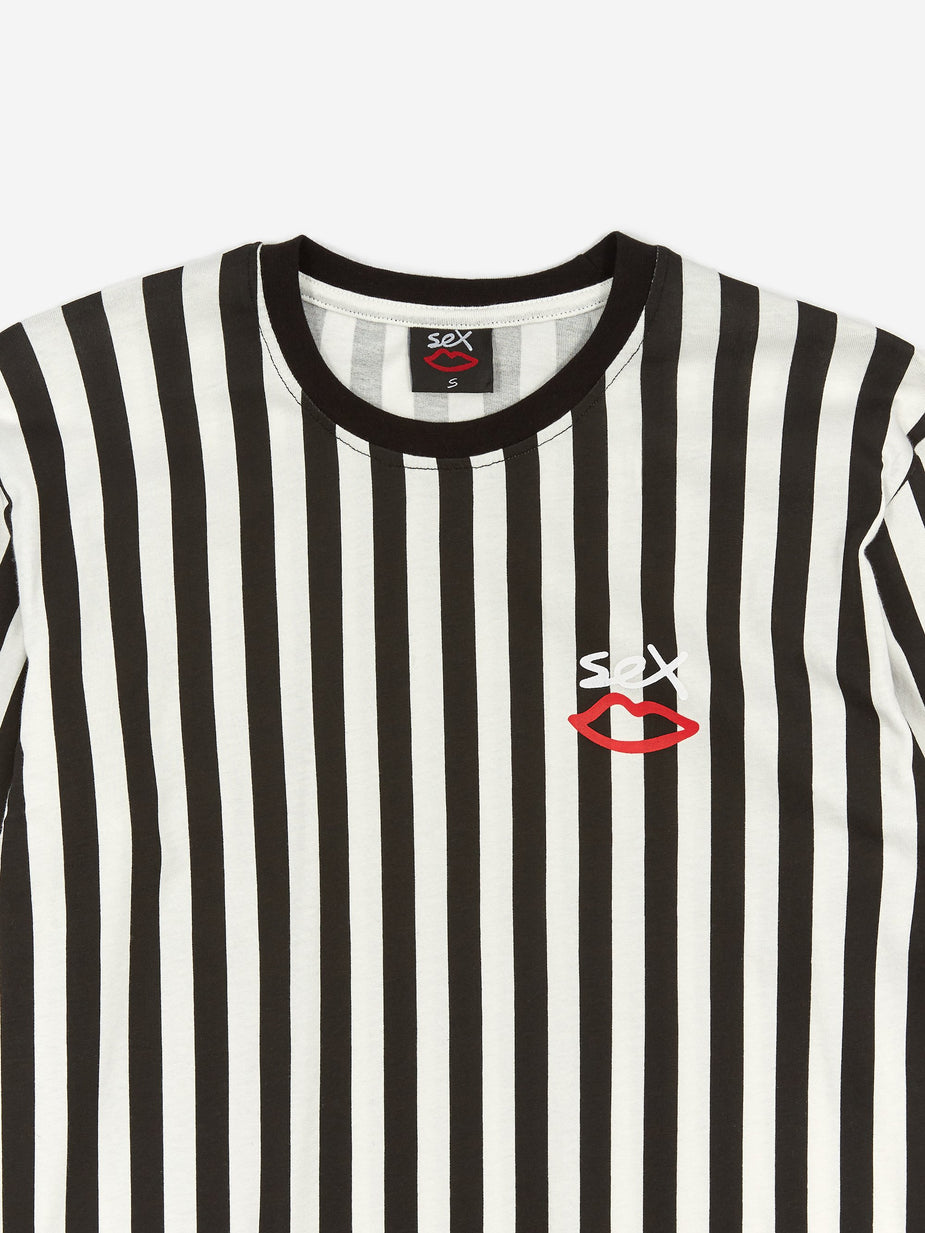 Sex Skateboards Sex Skateboards Summat Nice Striped Longsleeve T-Shirt - Anthracite - Other