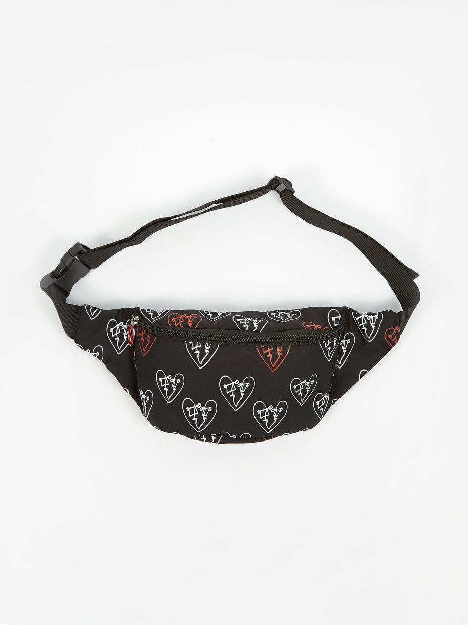 Sex Skateboards Sex Skateboards Town Bum Bag - Black/Face Print - Black