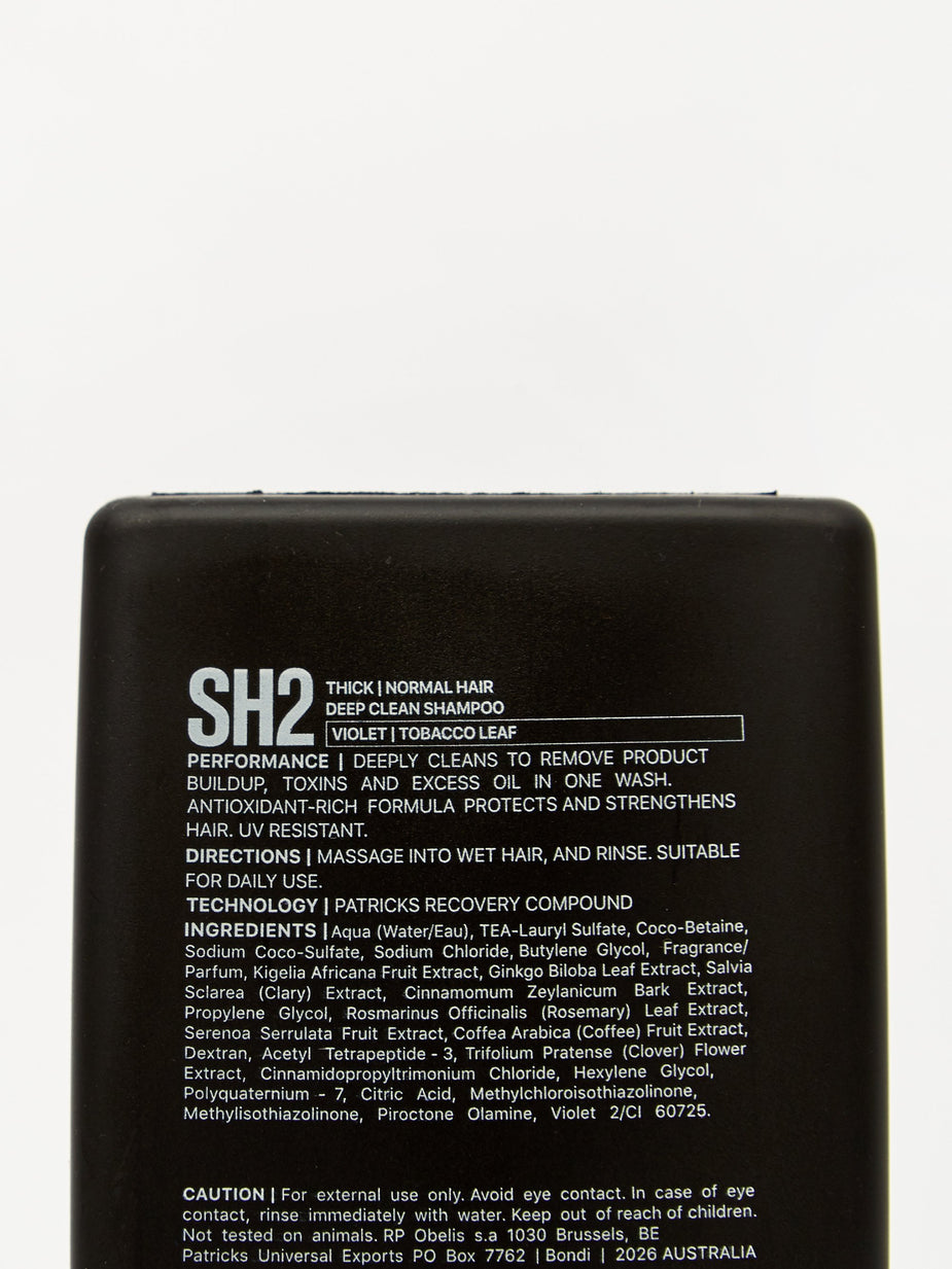 Patricks Patricks SH2 Deep Clean Shampoo 60ml - Other