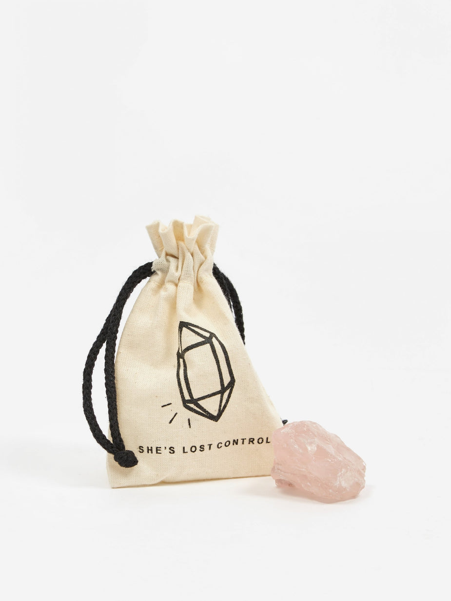 She's Lost Control She's Lost Control Rose Quartz Crystal - Pink
