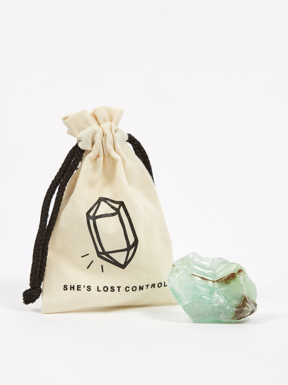 She's Lost Control She's Lost Control Calcite Crystal - Green