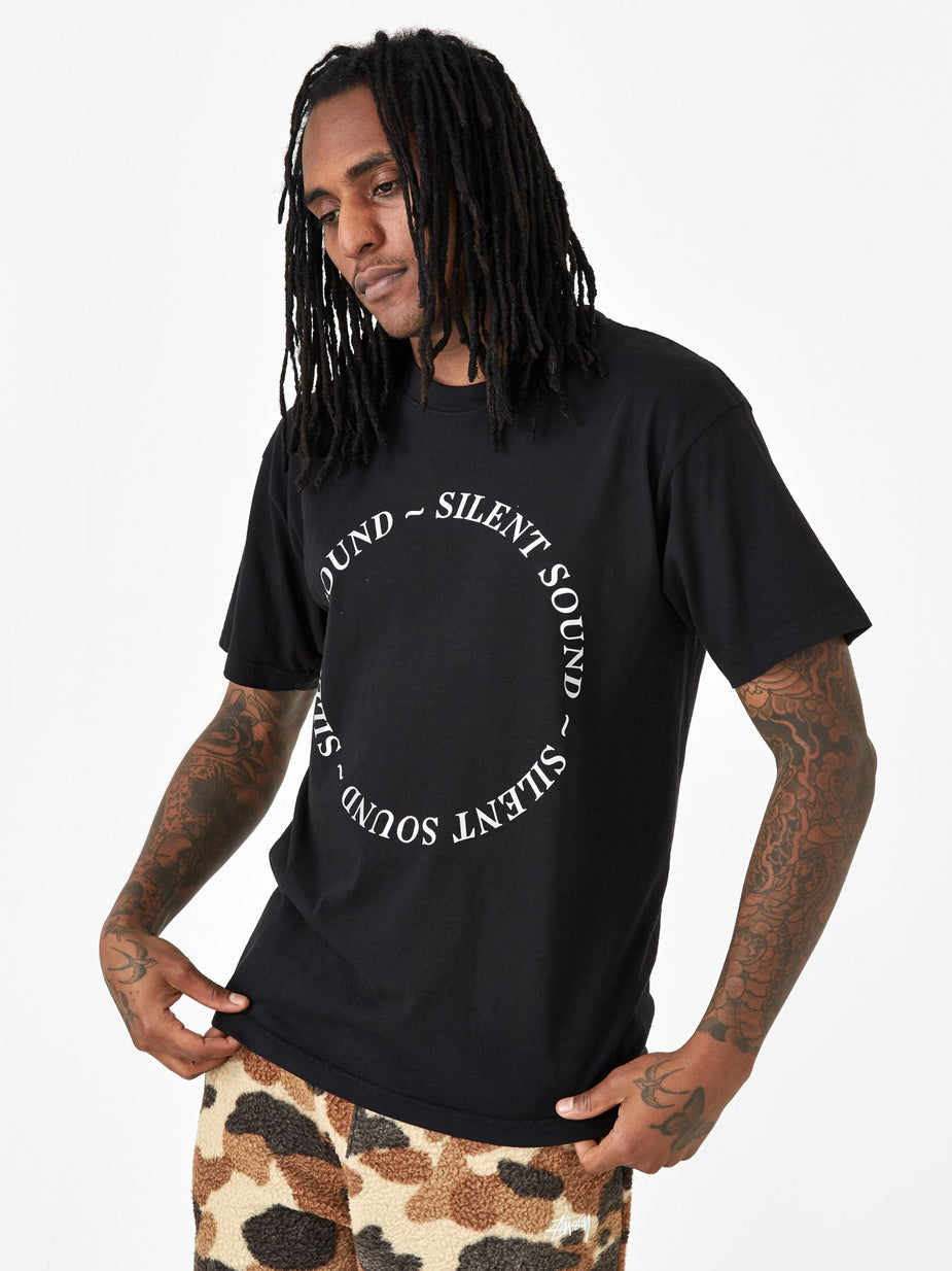 Silent Sound Silent Sound Circle Shortsleeve T-Shirt - Black/3M Reflective - Black