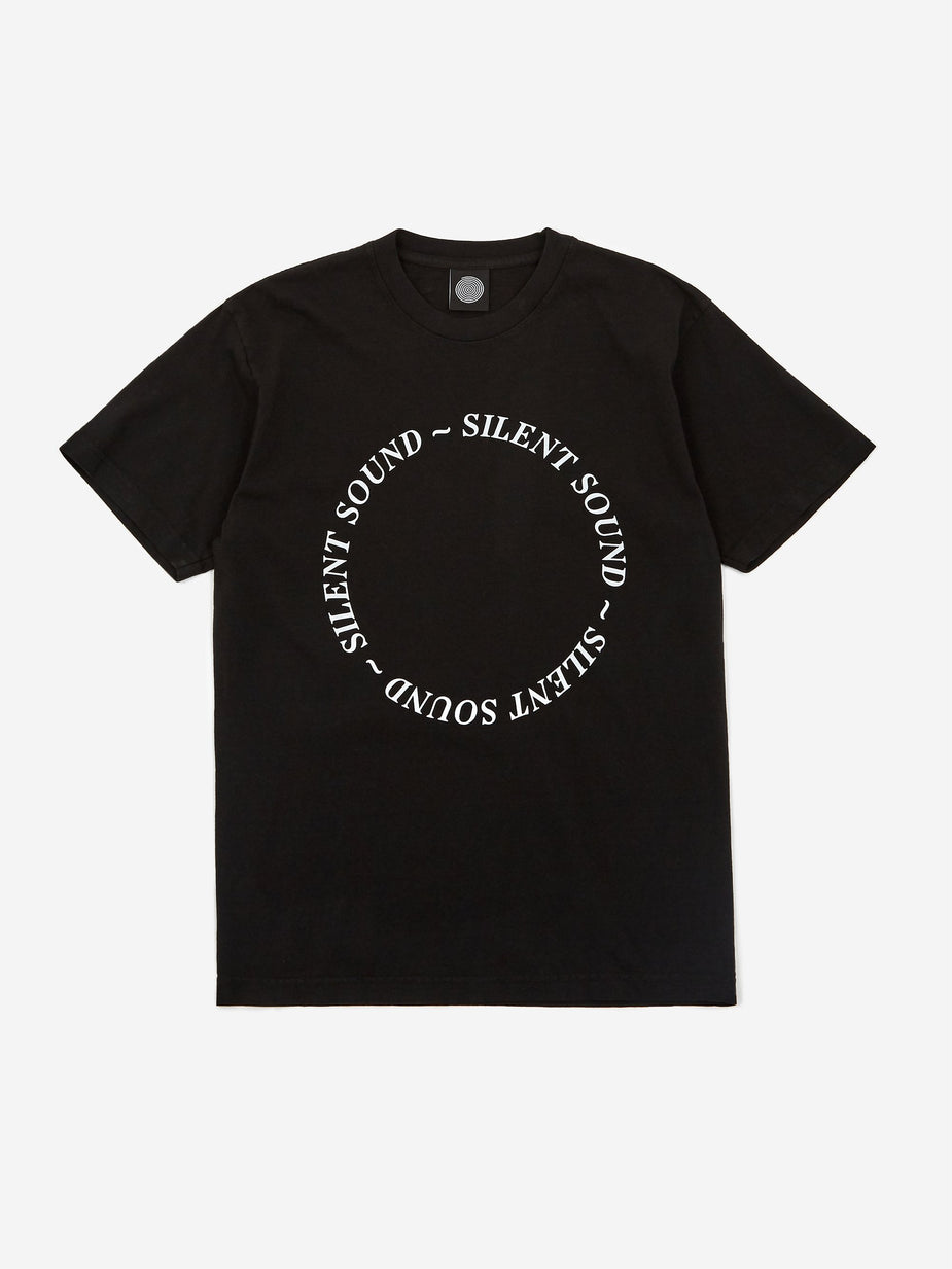 Silent Sound Silent Sound Circle Shortsleeve T-Shirt - Black/3M Reflective - Black