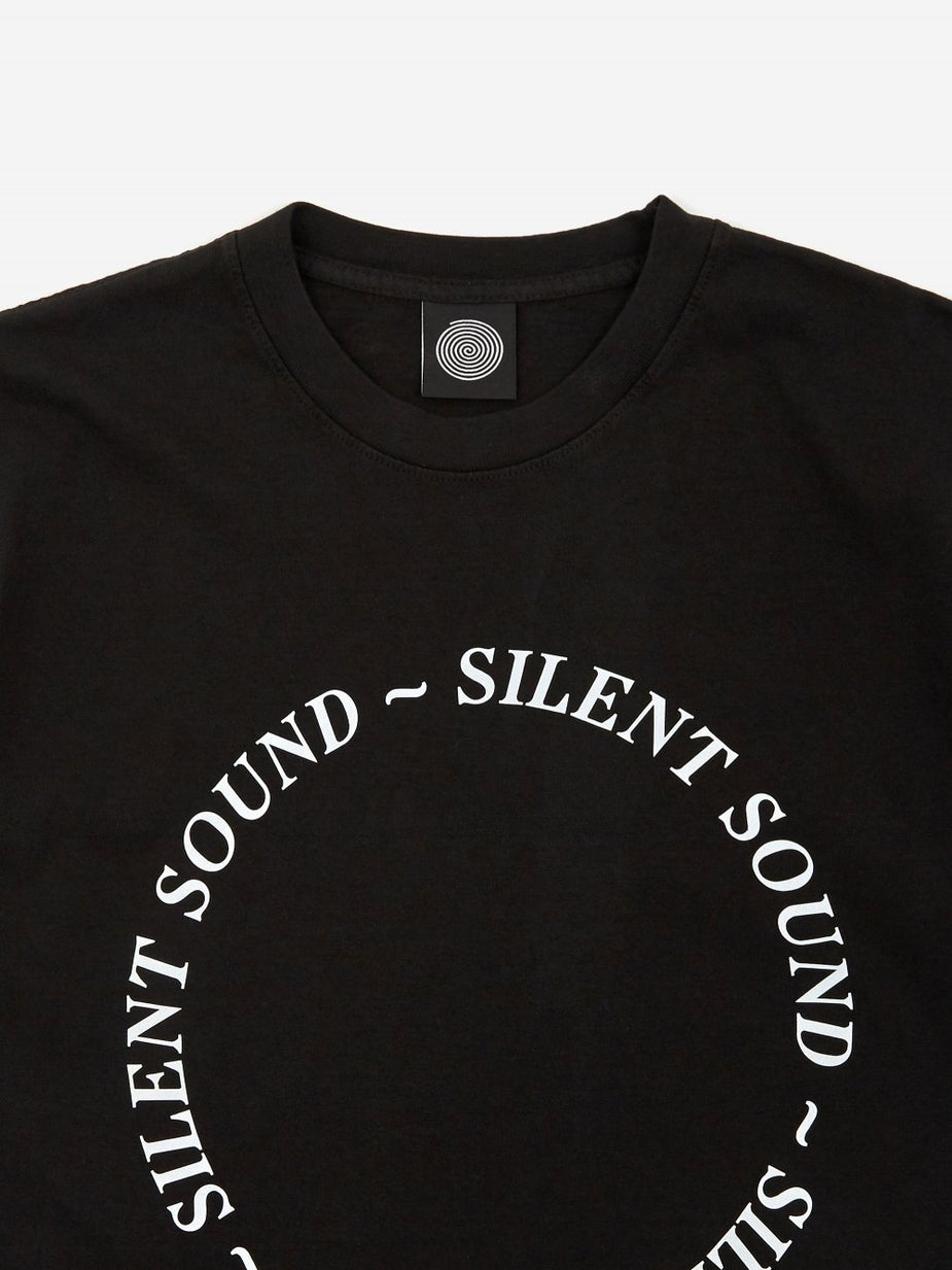 Silent Sound Silent Sound Circle Shortsleeve T-Shirt - Black/3M Reflective - Black