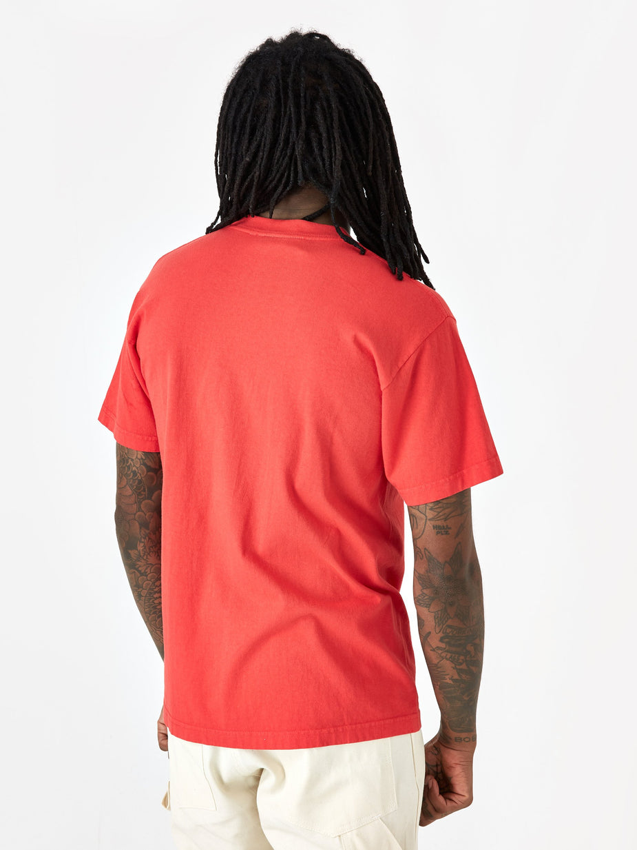 Silent Sound Silent Sound Circle Shortsleeve T-Shirt - Red/Black - Red