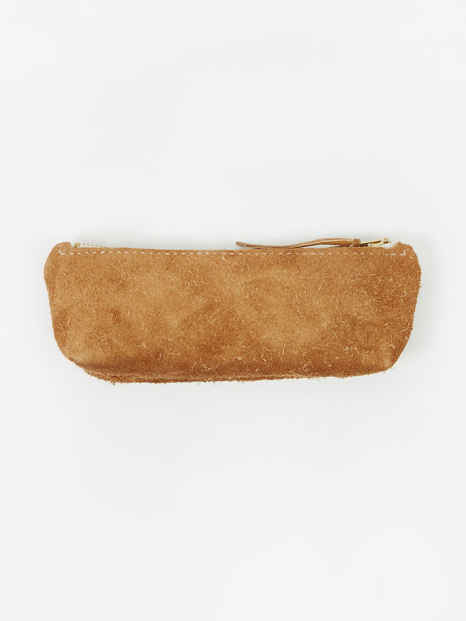 Simon Tuntelder Simon Tuntelder Suede Leather Pencil Case - Dark - Black
