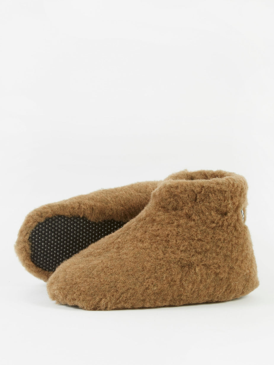 Snow Peak Snow Peak Wool Fleece Tent Shoe - Brown - Brown