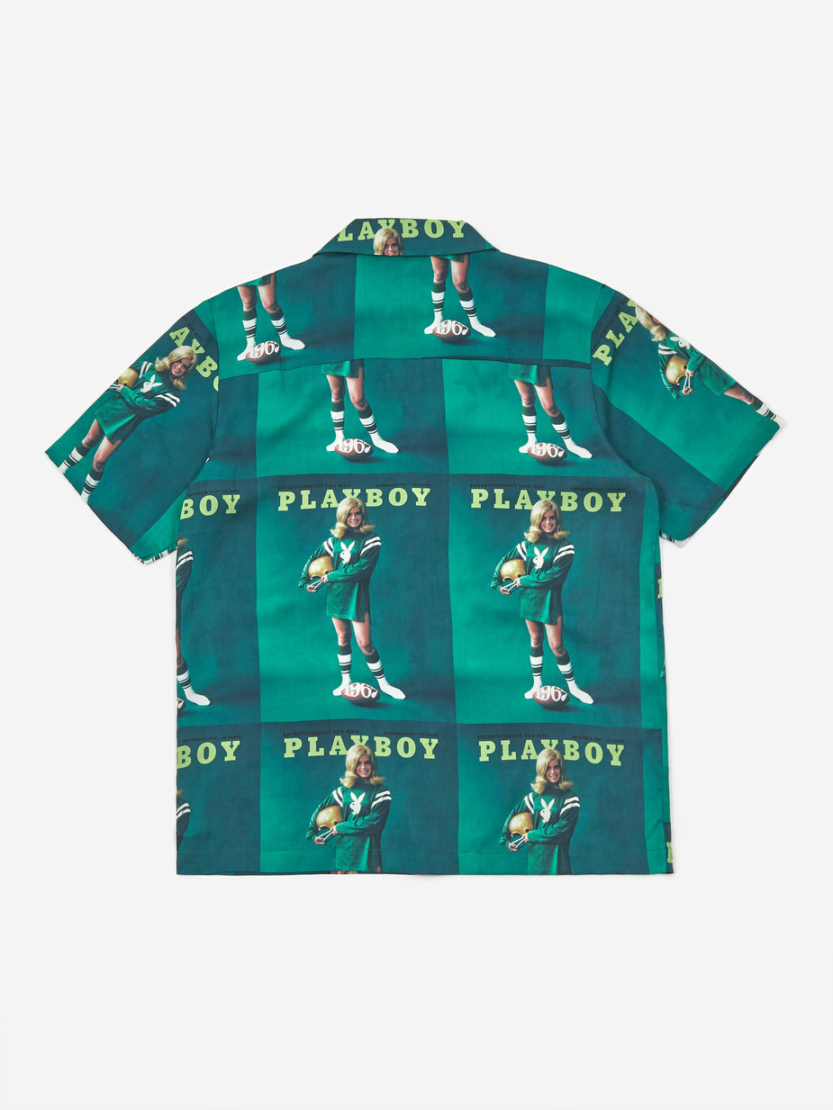 Soulland Soulland Orson Playboy Shortsleeve Shirt - Green - Green