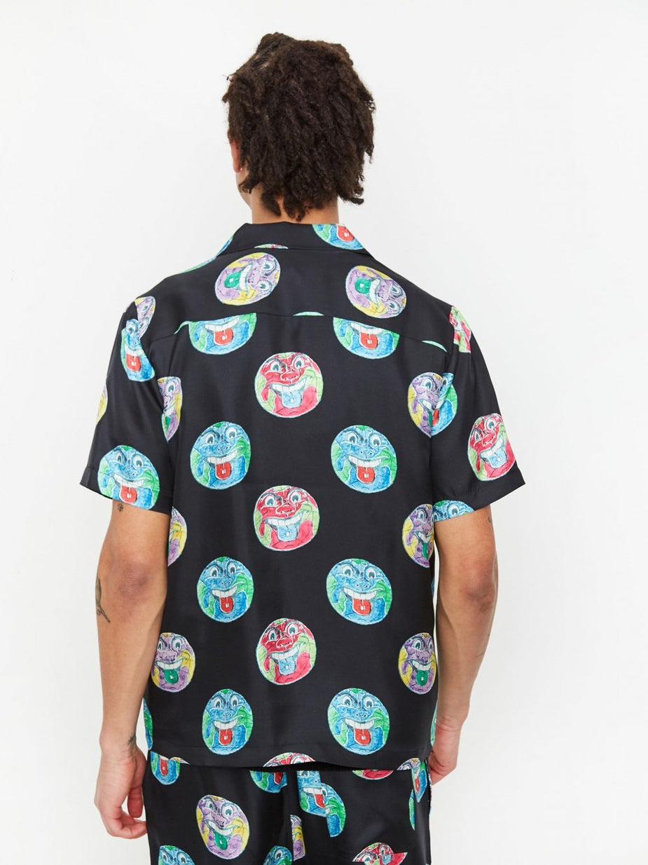 Soulland Soulland Orson Silk Shirt - White Multi - White