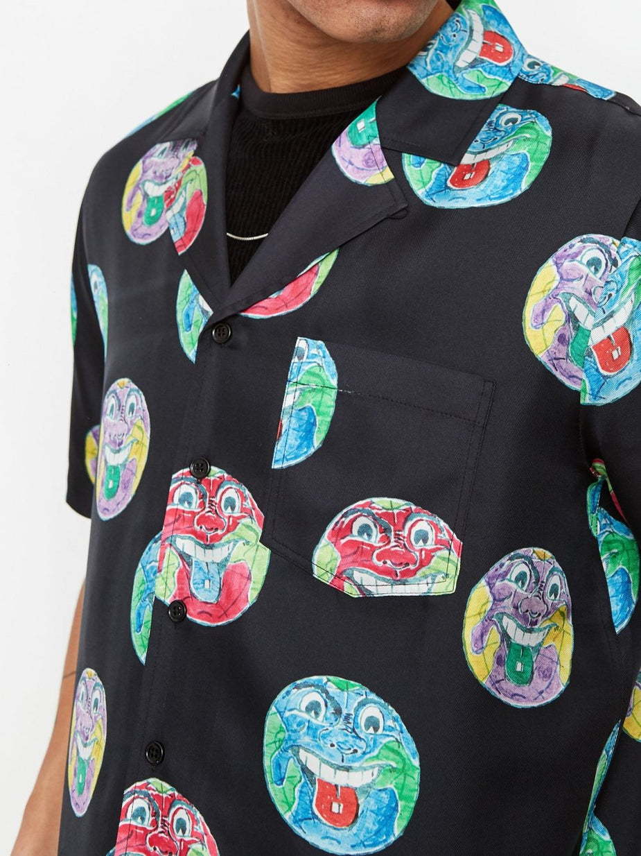 Soulland Soulland Orson Silk Shirt - White Multi - White