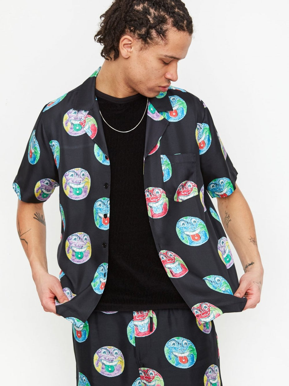 Soulland Soulland Orson Silk Shirt - White Multi - White