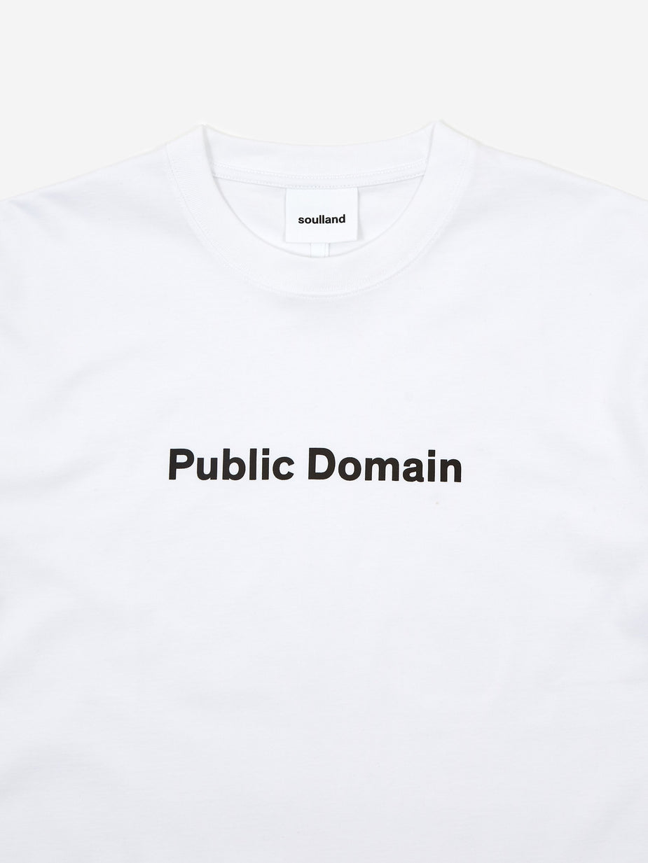 Soulland Soulland Public Domain Shortsleeve T-Shirt - White - White