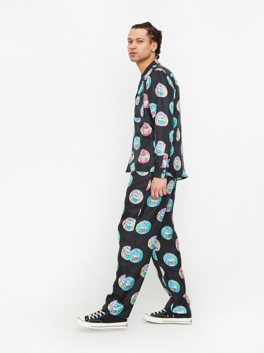 Soulland Soulland Richman Silk Longsleeve Shirt - Multi - Multi
