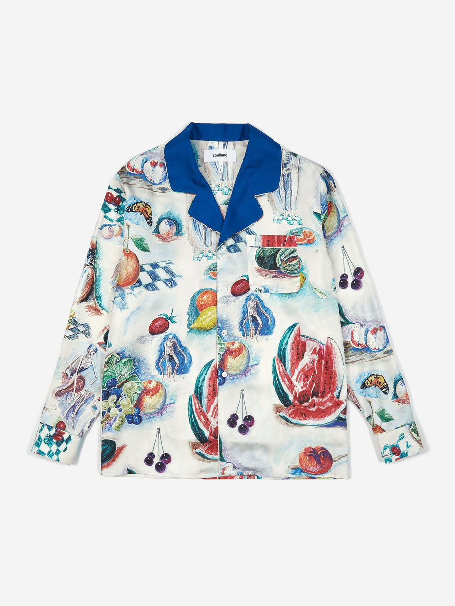 Soulland Soulland Richman Silk Shirt - Multi - Multi