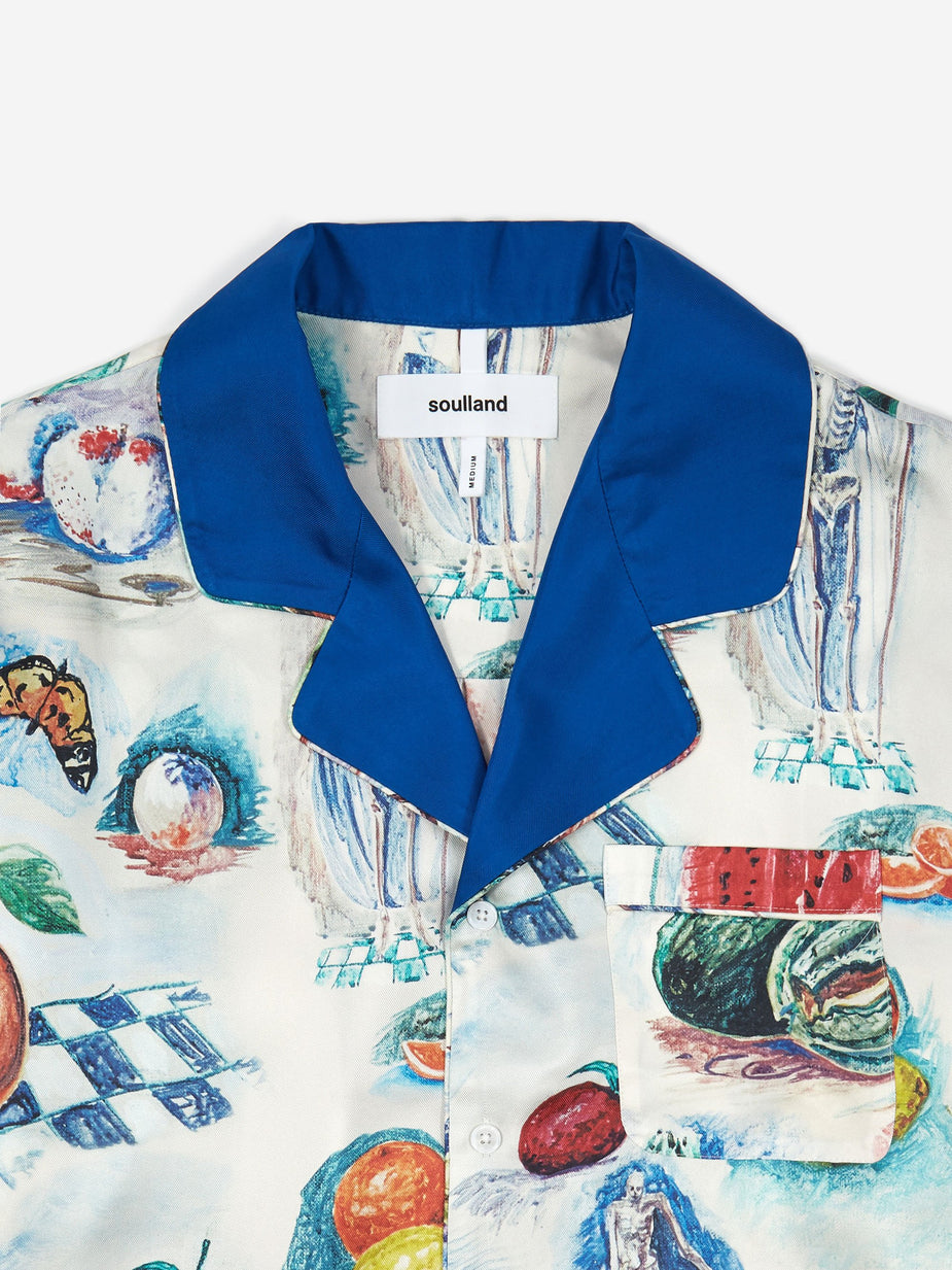 Soulland Soulland Richman Silk Shirt - Multi - Multi