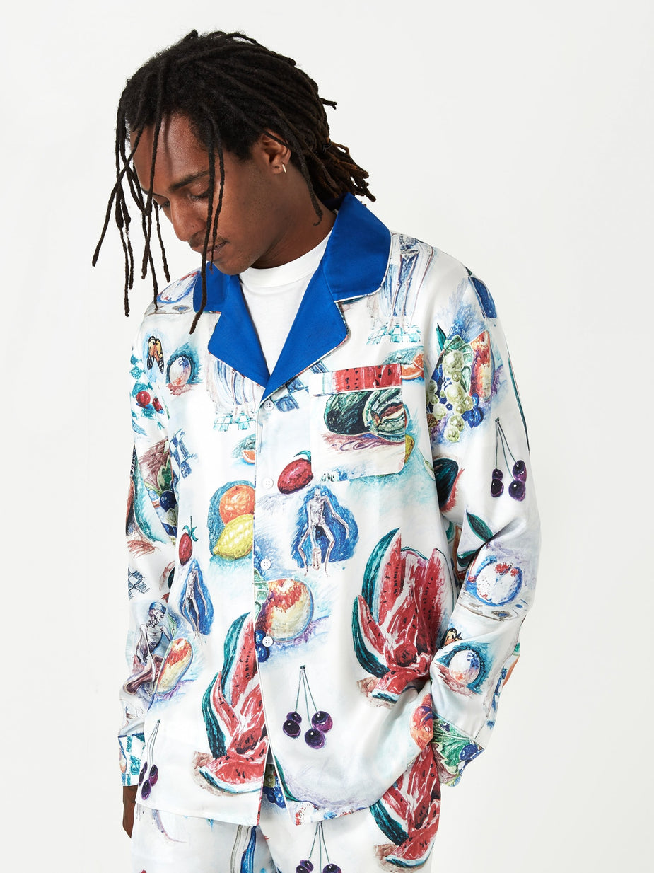 Soulland Soulland Richman Silk Shirt - Multi - Multi