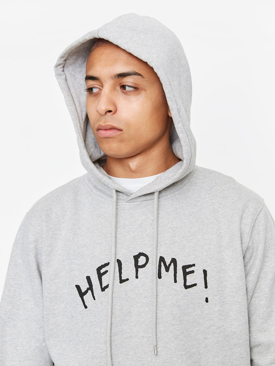 Soulland Soulland x André Saraiva Fidelite Hoodie - Grey Melange - Grey