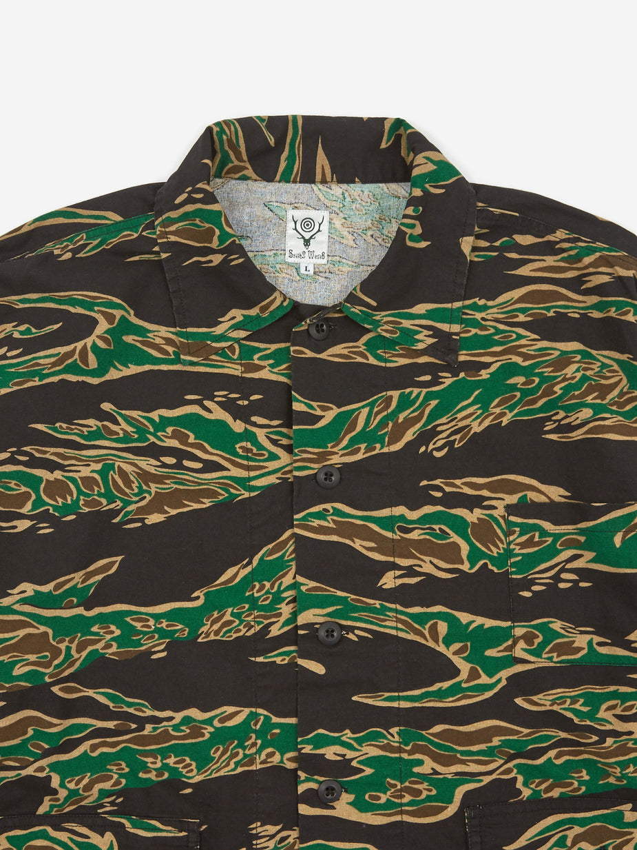South2 West8 South2 West8 Hunting Shirt - Tiger Camo - Camo
