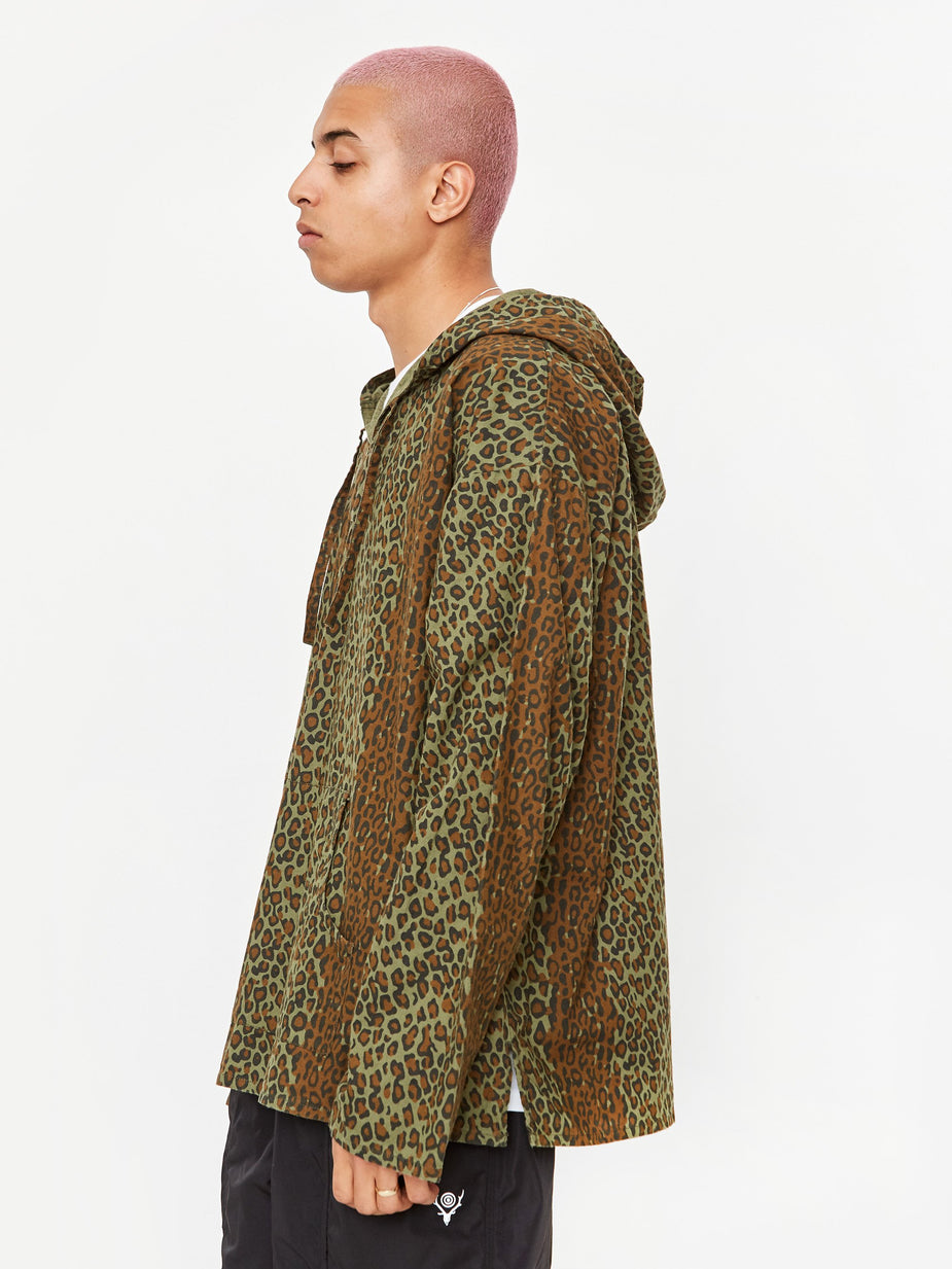 South2 West8 South2 West8 Mexican Parka - Leopard - Animal Print