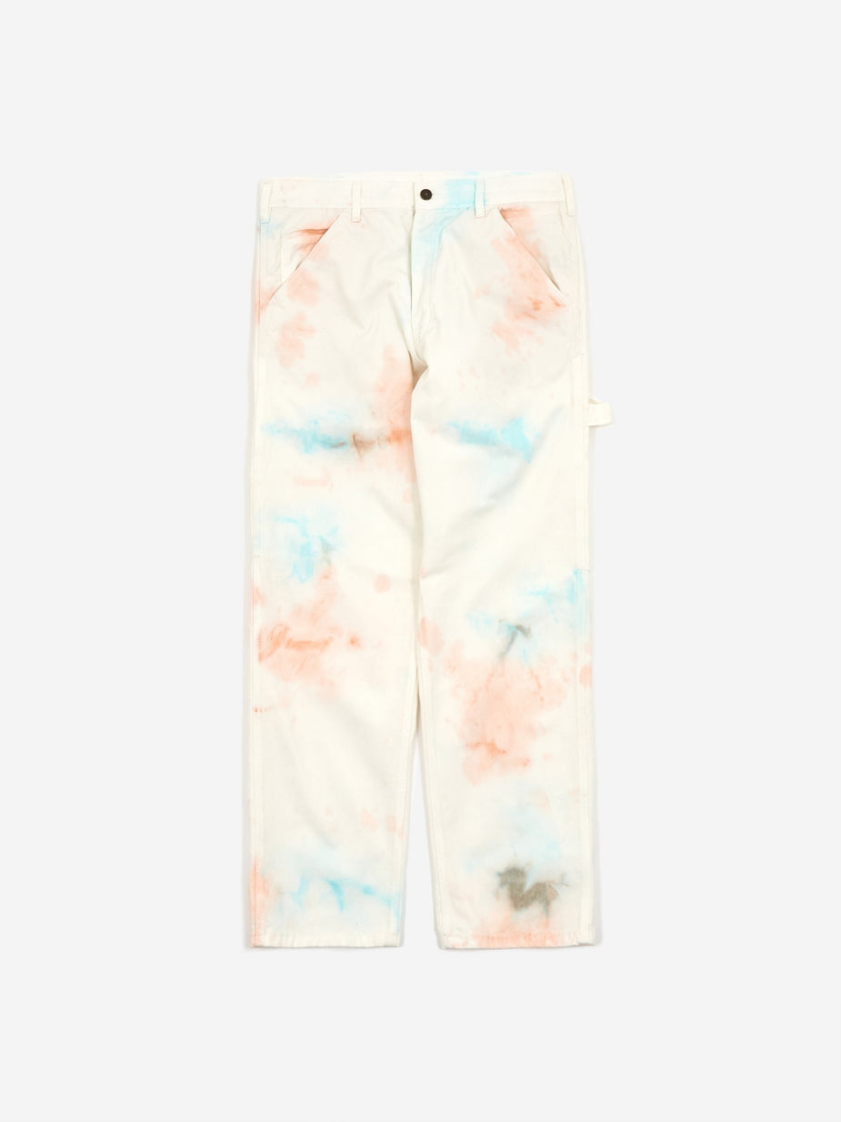Stan Ray Stan Ray OG Painter Overdye Trouser - Coral/Parrot Tie Dye - Tie-Dye