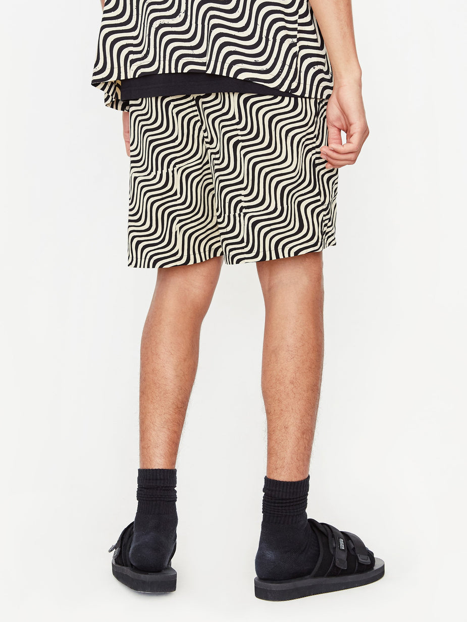 Stan Ray Stan Ray Printed Volley Short - Black/Natural - Black