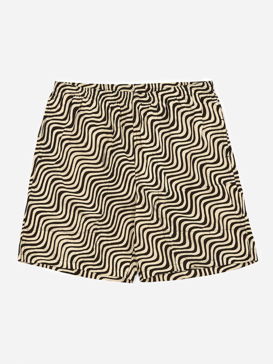 Stan Ray Stan Ray Printed Volley Short - Black/Natural - Black