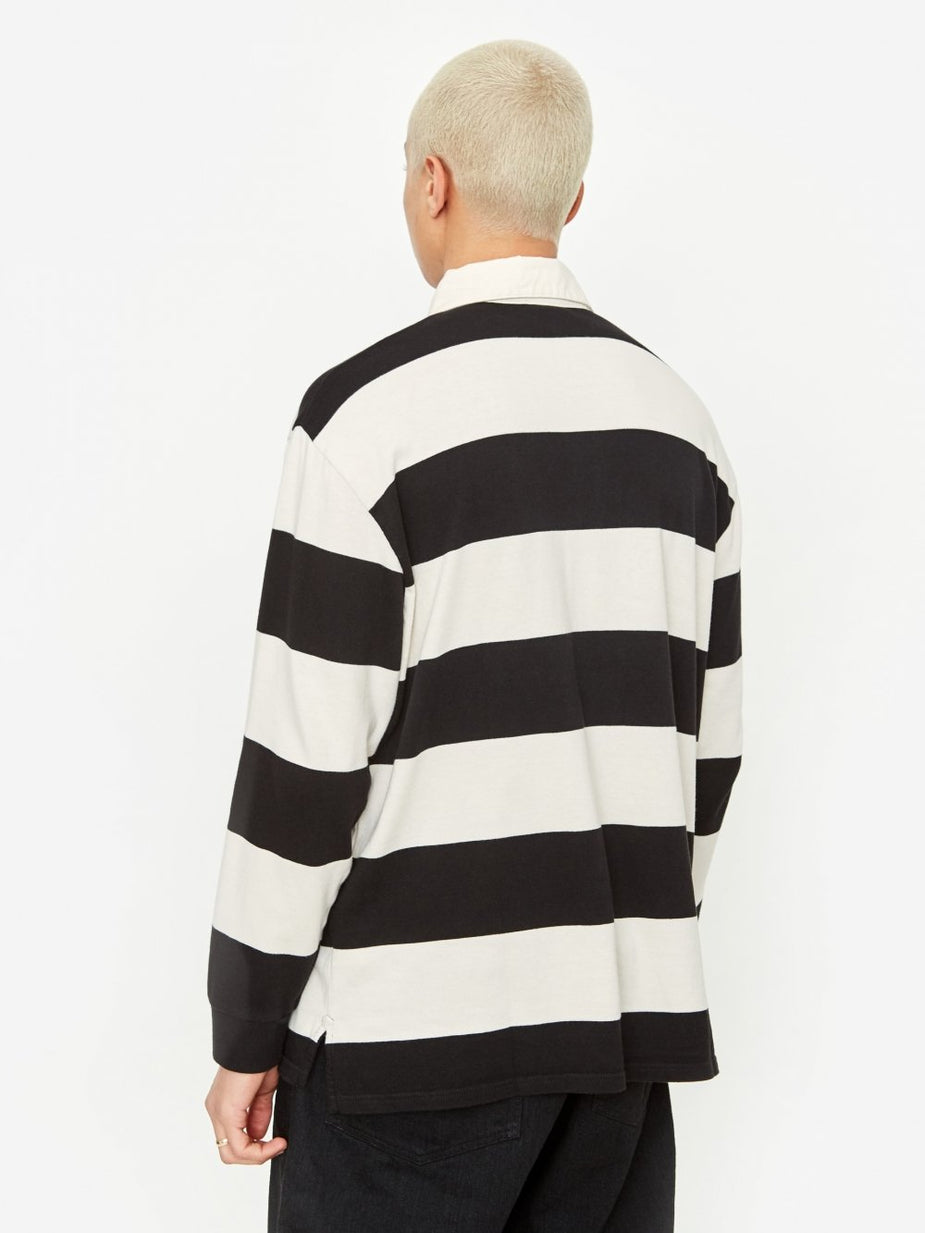 Stan Ray Stan Ray Rugby Shirt - Black/Natural - Black
