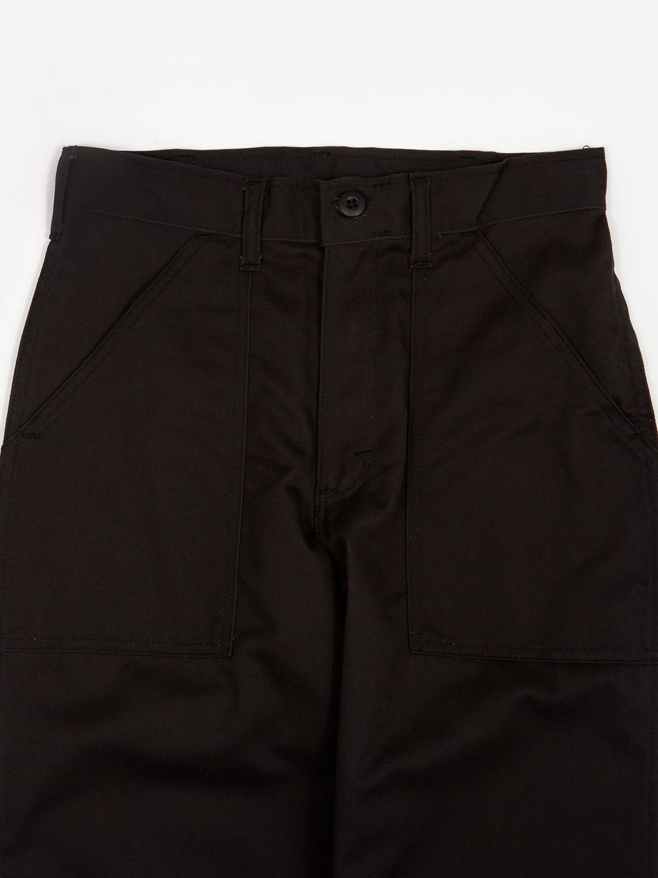Stan Ray Stan Ray Taper Fit 4 Pocket Fatigue Trousers 8.5oz - Black - Black