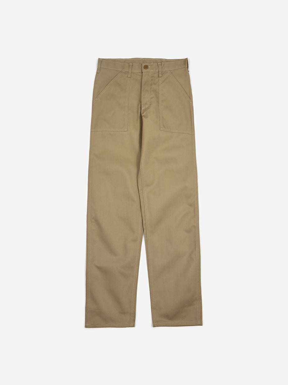 Stan Ray Stan Ray Taper Fit 4 Pocket Fatigue Trousers 8.5oz - Khaki - Neutrals