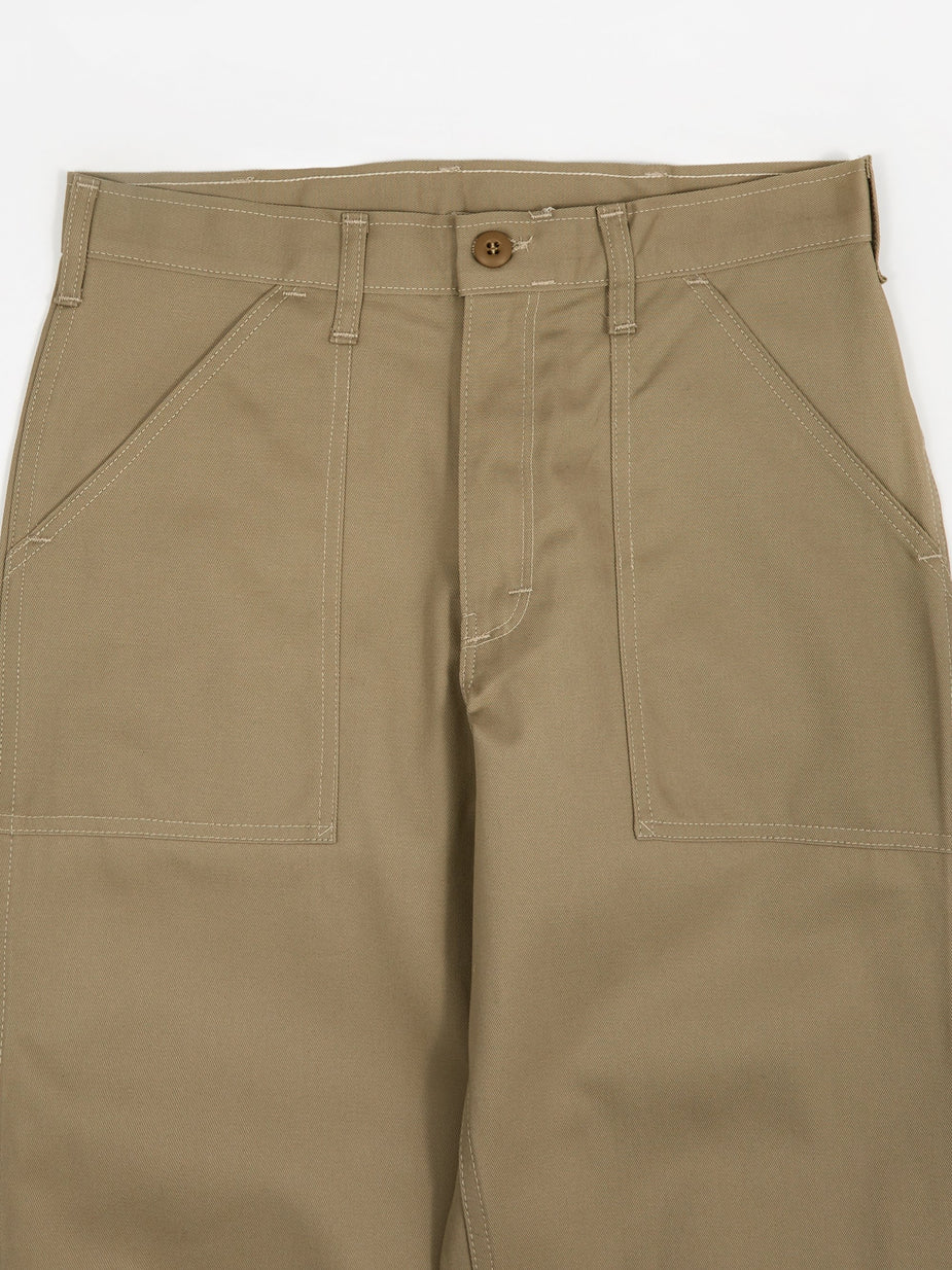 Stan Ray Stan Ray Taper Fit 4 Pocket Fatigue Trousers 8.5oz - Khaki - Neutrals