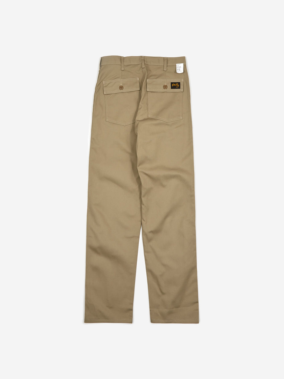 Stan Ray Stan Ray Taper Fit 4 Pocket Fatigue Trousers 8.5oz - Khaki - Neutrals