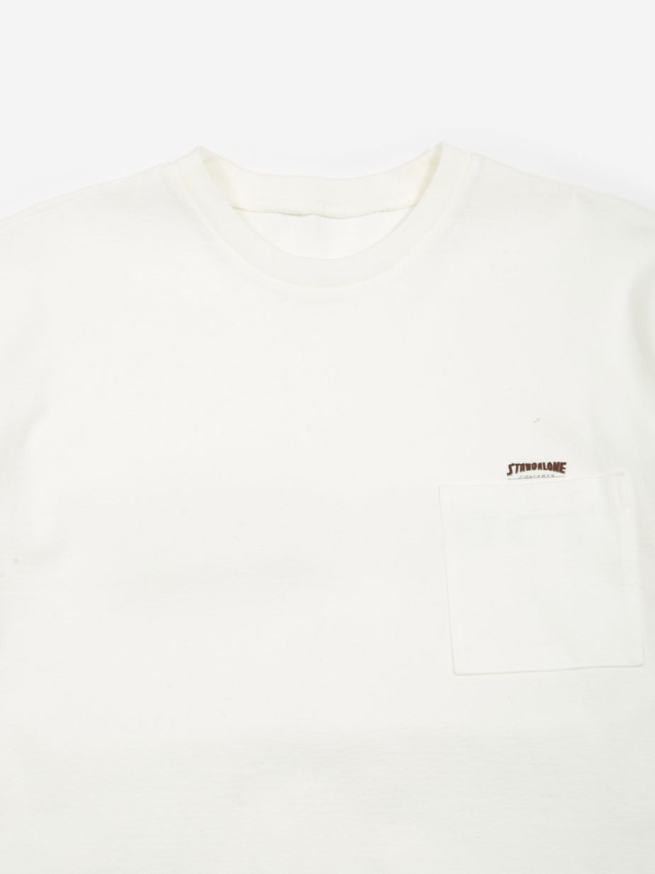 Stand Alone Stand Alone Big Logo Shortsleeve T-Shirt - White - White