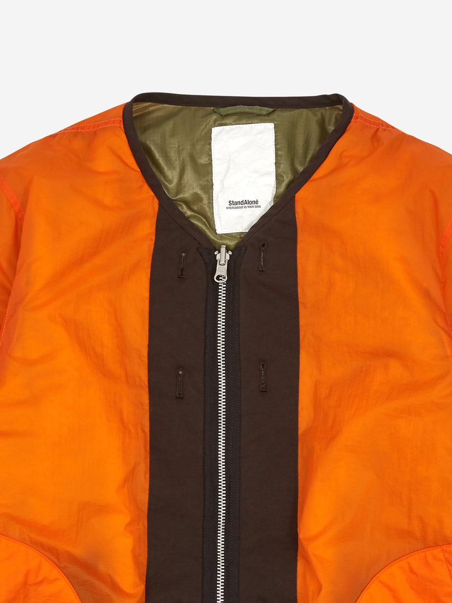 Stand Alone Stand Alone Bomber Jacket - Orange - Orange