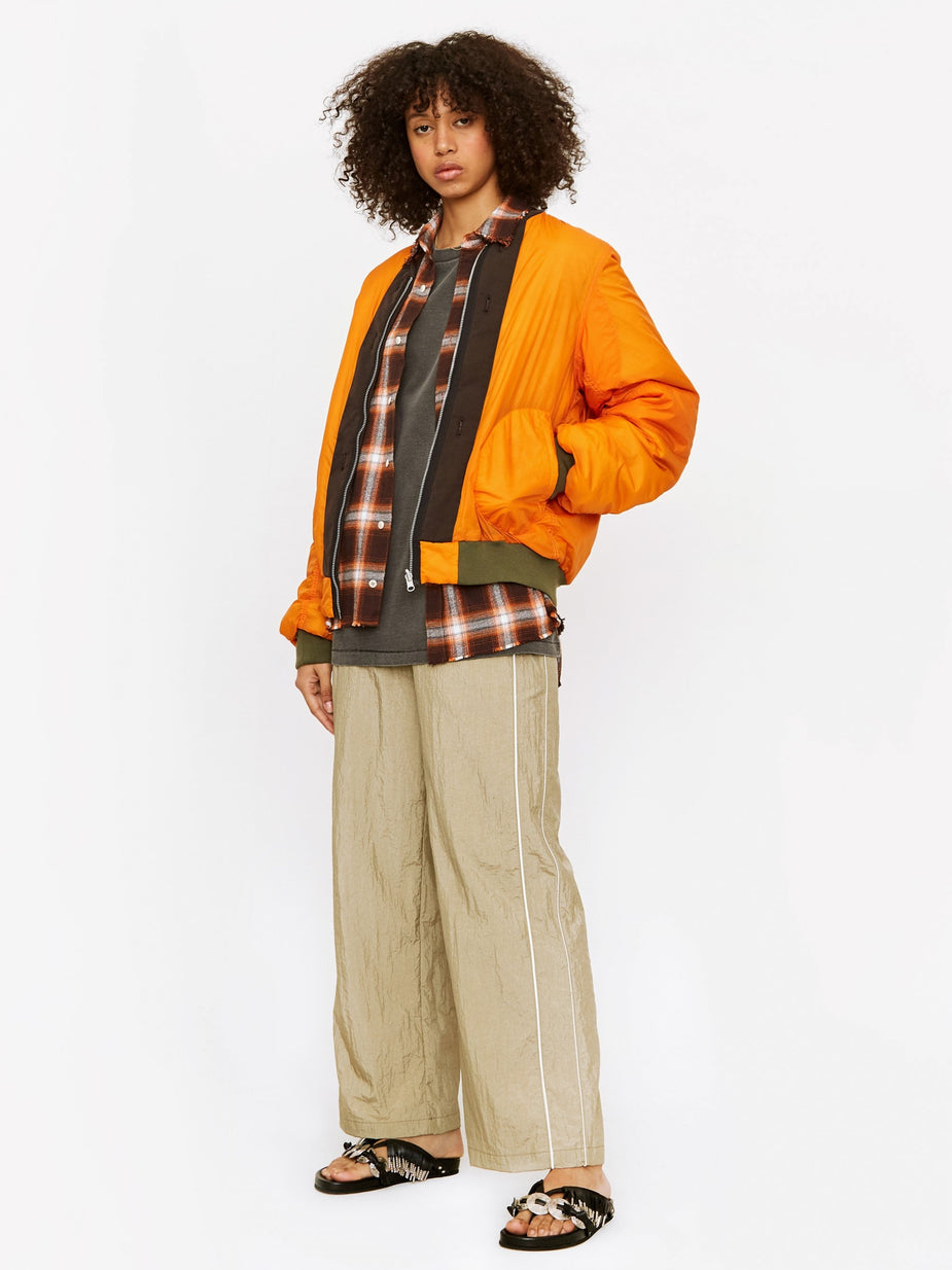Stand Alone Stand Alone Bomber Jacket - Orange - Orange