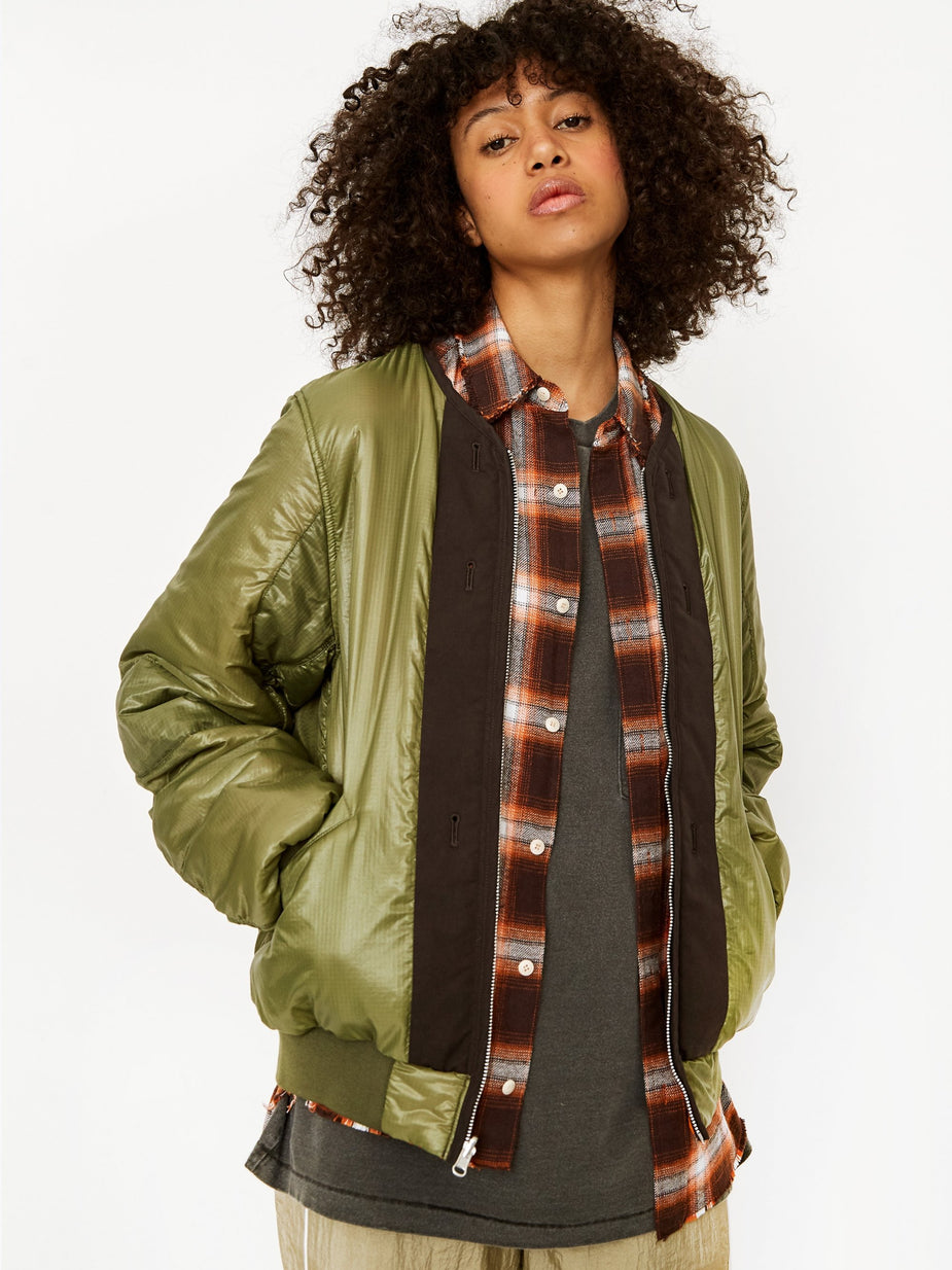 Stand Alone Stand Alone Bomber Jacket - Orange - Orange