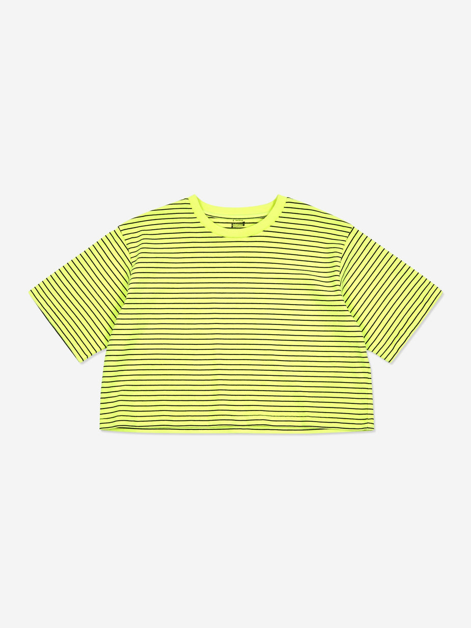 Stand Alone Stand Alone Boxy Shortsleeve T-Shirt - Neon Yellow - Yellow