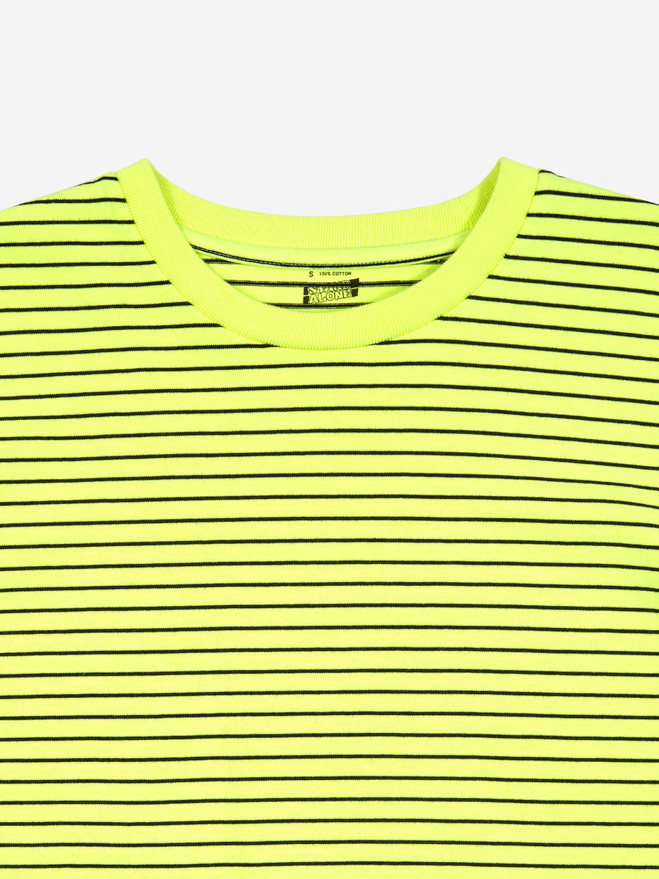 Stand Alone Stand Alone Boxy Shortsleeve T-Shirt - Neon Yellow - Yellow
