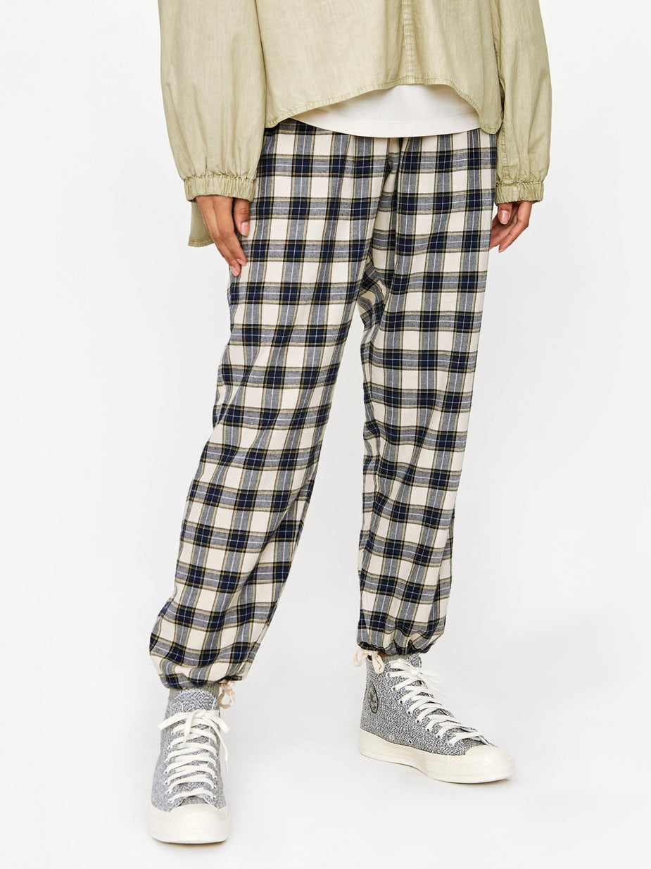 Stand Alone Stand Alone Check Trouser - Navy - Blue